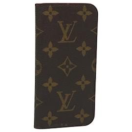 Louis Vuitton-LOUIS VUITTON-Monogramm iPhone 7 Cover iPhone Hülle M61907 LV Auth 57077-Monogramm