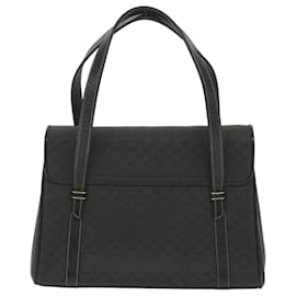 Gucci-GUCCI Micro GG Supreme Hand Bag PVC Leather Black 000 46 4857 Auth ep2214-Black