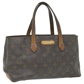 Louis Vuitton-LOUIS VUITTON Monogram Wilshire PM Hand Bag M40595 LV Auth 58292-Monogram