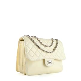 Chanel-CHANEL Handtaschen T.  Leder-Weiß