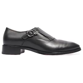 Christian Louboutin-Christian Louboutin John Flat Black calf leather Leather EU 42.5 Uk 8.5-Black