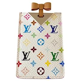 Louis Vuitton-Monederos, carteras, casos-Blanco