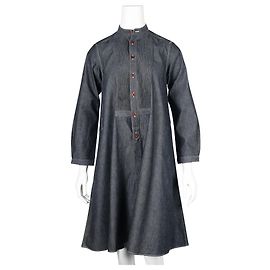 Junya Watanabe Abito lungo a tunica in denim da uomo Blu
