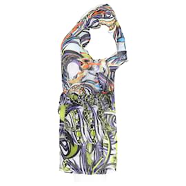 Emilio Pucci-Emilio Pucci Tropical-Print Jumpsuit in Multicolor Silk-Multiple colors