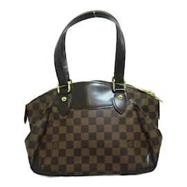 Louis Vuitton-Damier Ebene Verona PM N41117-Marrone