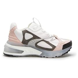 Givenchy-GIVENCHY GIV 1 TR SNEAKERS BIANCO/ROSA-Rosa,Bianco,Grigio
