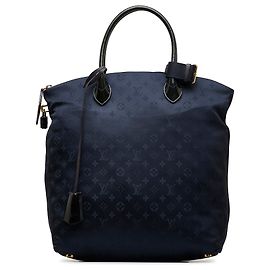 Louis Vuitton Monogramma Blu Nylon Desire Lockit Vertical MM Blu