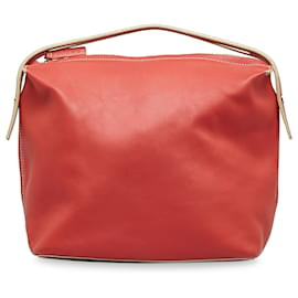 Loewe-Loewe Red Leather Handbag-Red