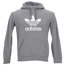 Autre Marque Sudadera con capucha Adidas Logo de algodón gris Gris