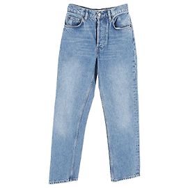 Reformation Jean taille haute Cynthia en coton bleu Bleu Bleu clair