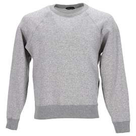 Tom Ford-Tom Ford Jersey Sweatshirt in Grey Cotton -Brown