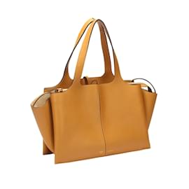 Céline-Bolso de mano triple mediano-Castaño