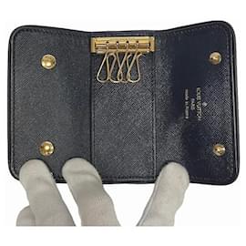 Louis Vuitton-Louis Vuitton Monogram Mini Lin Multicles Key Holder Canvas Key Holder M92425 in Excellent condition-Blue