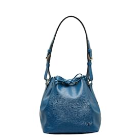 Louis Vuitton-Louis Vuitton Epi Petit Noe Bolso De Hombro De Cuero M44105 en buen estado-Azul