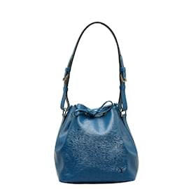 Louis Vuitton-Louis Vuitton Epi Petit Noe Leather Shoulder Bag M44105 in Good condition-Blue