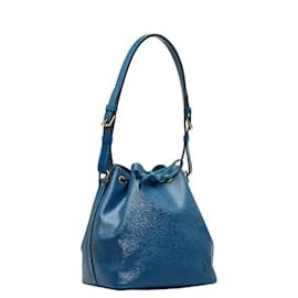 Louis Vuitton-Louis Vuitton Epi Petit Noe Bolso De Hombro De Cuero M44105 en buen estado-Azul