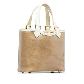 Louis Vuitton-Louis Vuitton Epi Plage Mini Lagoon Bay Lederhandtasche M92473 in guter Kondition-Braun