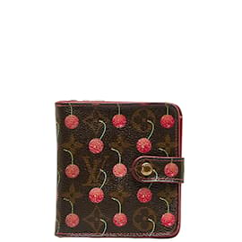 Louis Vuitton-Monogram Cherry Bifold Compact Wallet M95005-Brown