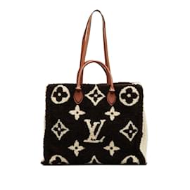 Louis Vuitton-Louis Vuitton Monogramm Teddy OnTheGo GM Canvas Tragetasche M55420 In sehr gutem Zustand-Braun