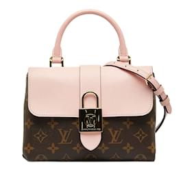 Louis Vuitton-Louis Vuitton Monogram Locky BB Sac à main en toile M44080 In excellent condition-Marron