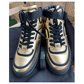 Chanel-Sneakers-Golden