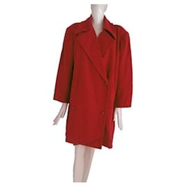 Chloé-Coats, Outerwear-Red