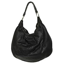 Miu Miu-Miu Miu Bolsa grande em pele de cordeiro preta sacola de compras grande com alça única-Preto