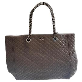 Dolce & Gabbana Leather Handbag Beige Beige