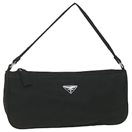 Prada-PRADA Estuche para accesorios Nylon Black Auth ki3715-Negro