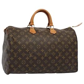 Louis Vuitton-Louis Vuitton Monogram Speedy 40 Hand Bag M41522 LV Auth fm2956-Monogram