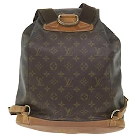 Louis Vuitton-LOUIS VUITTON Monogram Montsouris GM Backpack M51135 LV Auth 58437-Monogram