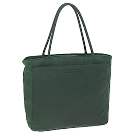 Prada-PRADA Tote Bag Nylon Green Auth ki3795-Green