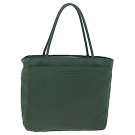 Prada-PRADA Tote Bag Nylon Green Auth ki3795-Green