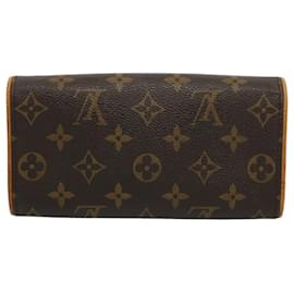 Louis Vuitton-LOUIS VUITTON Pochette con monogramma Twin PM Borsa a spalla M51854 LV Auth bs9773-Monogramma