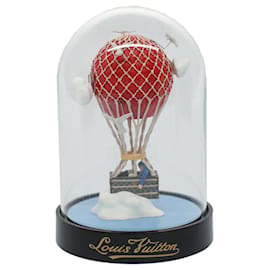 Louis Vuitton-LOUIS VUITTON Ballon Boule à Neige VIP Uniquement Clair Rouge LV Auth 59148UNE-Rouge,Autre
