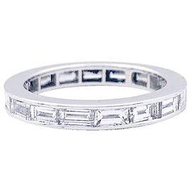 inconnue Platinum and diamond wedding ring. Other