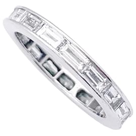 inconnue-Platinum and diamond wedding ring.-Other