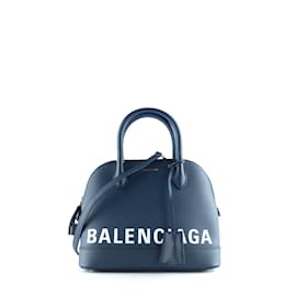 Balenciaga-BALENCIAGA  Handbags T.  leather-Navy blue
