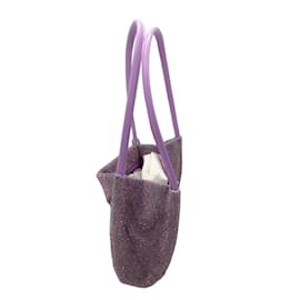 Autre Marque-Bolso de hombro Staud lila con adornos de cristal-Púrpura