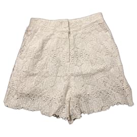 Maje-Shorts-Cream