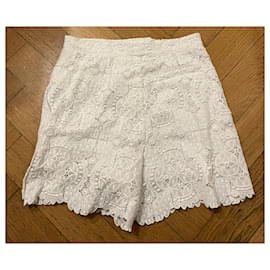 Maje-Shorts-Cream