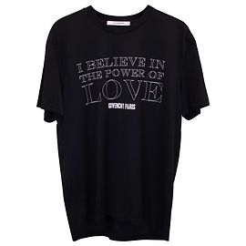 T-shirt Givenchy Power Of Love in cotone nero Nero