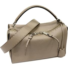 Fendi-Sac à bandoulière en cuir 8BL137-Marron