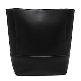 Bottega Veneta-Leather Bucket Bag-Black