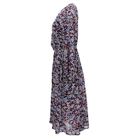 Tommy Hilfiger-Tommy Hilfiger Womens Floral Print Midi Dress in Multicolor Polyester-Multiple colors