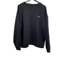 Autre Marque-NON SIGNÉ / UNSIGNED Pulls et sweat-shirts T.International M Coton-Noir