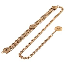 Chanel-Gold CC clover chain belt-Golden