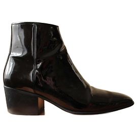 Botines charol negro The Kooples Negro