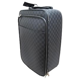 Louis Vuitton-Louis Vuitton Black Damier Graphite Pegase Legere 55-Black