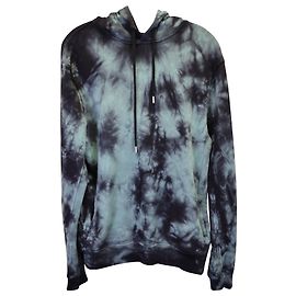 Dries Van Noten drys van noten Moletom com capuz verde tie-dye Verde
